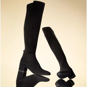 Michael Kors Women's Braden Suede Side-Zip Over The Knee Boots